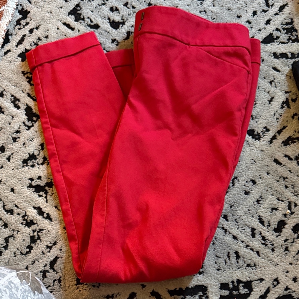 Vibrant Red Pants